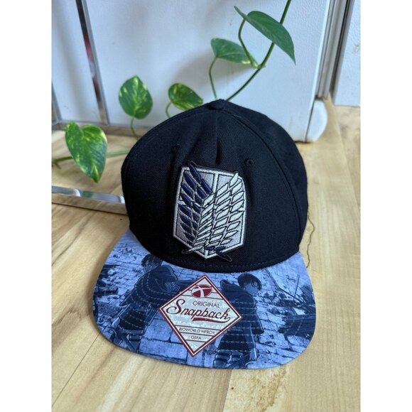 Attack on Titan Survey Corps Snapback Hat by Bioworld - Picture 1 of 8